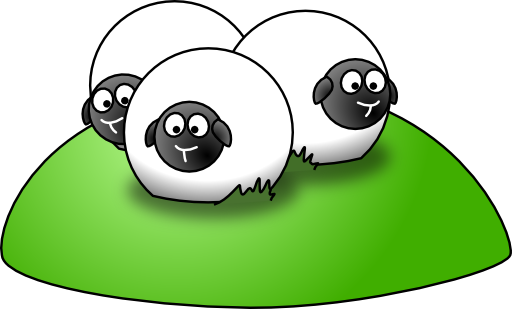 Simple Cartoon Sheep