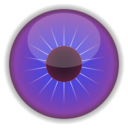 download Green Eye clipart image with 180 hue color