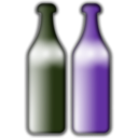 download Drunken Wine Bottles clipart image with 225 hue color