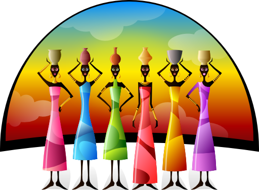 African Women With Vessels