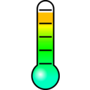 download Thermometer clipart image with 45 hue color