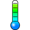 download Thermometer clipart image with 90 hue color