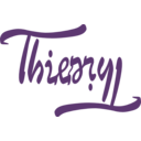 download Ambigramme Thierry clipart image with 180 hue color