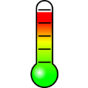 download Thermometer clipart image with 0 hue color