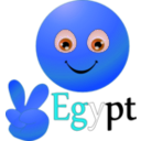 download Smiley Love Egypt clipart image with 180 hue color