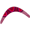 download Boomerang clipart image with 315 hue color