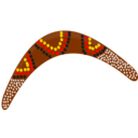 download Boomerang clipart image with 0 hue color