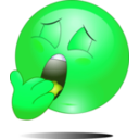 download Yawn Sleep Smiley Emoticon clipart image with 90 hue color