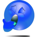 download Yawn Sleep Smiley Emoticon clipart image with 180 hue color