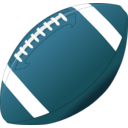 download Football clipart image with 180 hue color