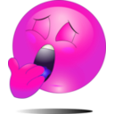 download Yawn Sleep Smiley Emoticon clipart image with 270 hue color
