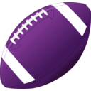 download Football clipart image with 270 hue color