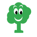 download Green Tree clipart image with 45 hue color