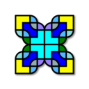 download Ornament 04 clipart image with 180 hue color
