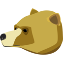 download Bear clipart image with 0 hue color