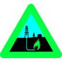 download Warning Shale Gas clipart image with 135 hue color