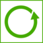 Eco Green Recycle Icon