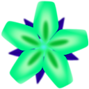 download Red Flower clipart image with 135 hue color