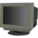 download Monitor Crt clipart image with 225 hue color