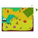 download Park At The Sea clipart image with 315 hue color