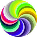 download Ubuntu 36 Swirl clipart image with 45 hue color