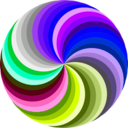 download Ubuntu 36 Swirl clipart image with 225 hue color