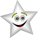 Smiling Star With Transparency