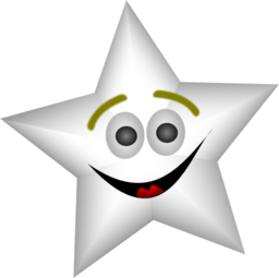 Smiling Star With Transparency