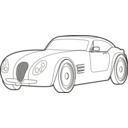 download Sport Car clipart image with 45 hue color