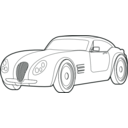 download Sport Car clipart image with 135 hue color