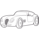 download Sport Car clipart image with 270 hue color