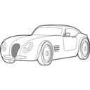 download Sport Car clipart image with 315 hue color