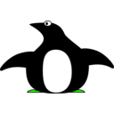 download Penguin clipart image with 90 hue color