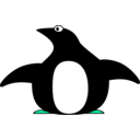 download Penguin clipart image with 135 hue color