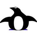 download Penguin clipart image with 225 hue color