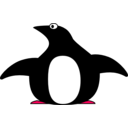 download Penguin clipart image with 315 hue color