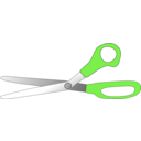 download Scissors Open clipart image with 90 hue color