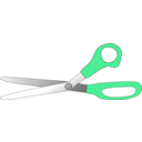 download Scissors Open clipart image with 135 hue color