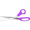 download Scissors Open clipart image with 270 hue color