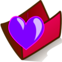 download Folder Favorite clipart image with 270 hue color