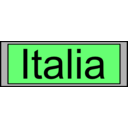 download Digital Display With Italia Text clipart image with 45 hue color