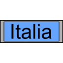 download Digital Display With Italia Text clipart image with 135 hue color