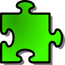 download Blue Jigsaw Piece 09 clipart image with 225 hue color