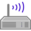download Wireless Router clipart image with 135 hue color