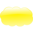 download Blue Cloud clipart image with 225 hue color