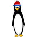 download Cold Penguin clipart image with 0 hue color