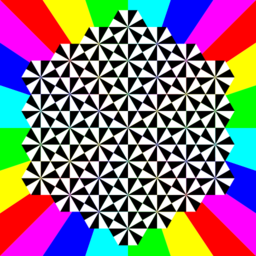 Half Regular Triangle Tessellation