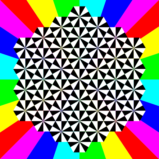 Half Regular Triangle Tessellation