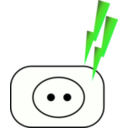 download Plug Icon clipart image with 90 hue color