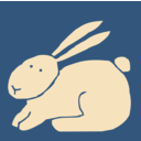 download Bunny clipart image with 90 hue color